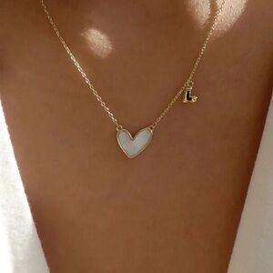 Heart Design Dainty Gold Necklace